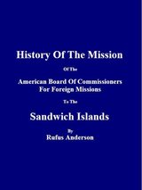 COVER: History Of The Mission To The Sandwich Islands