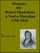 COVER: Heneri Opukahaia A Native Hawaiian