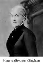 PICTURE: Mrs. Minerva Clarissa (Brewster) Bingham 1887